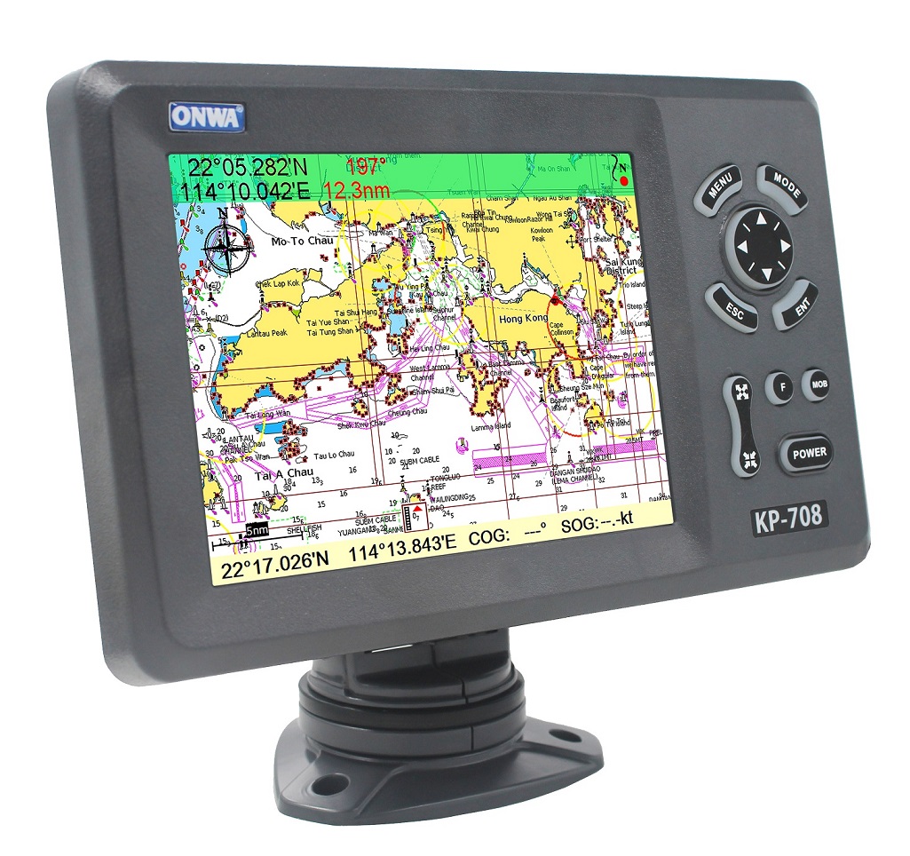 7-inch Built-in GPS Chart Plotter